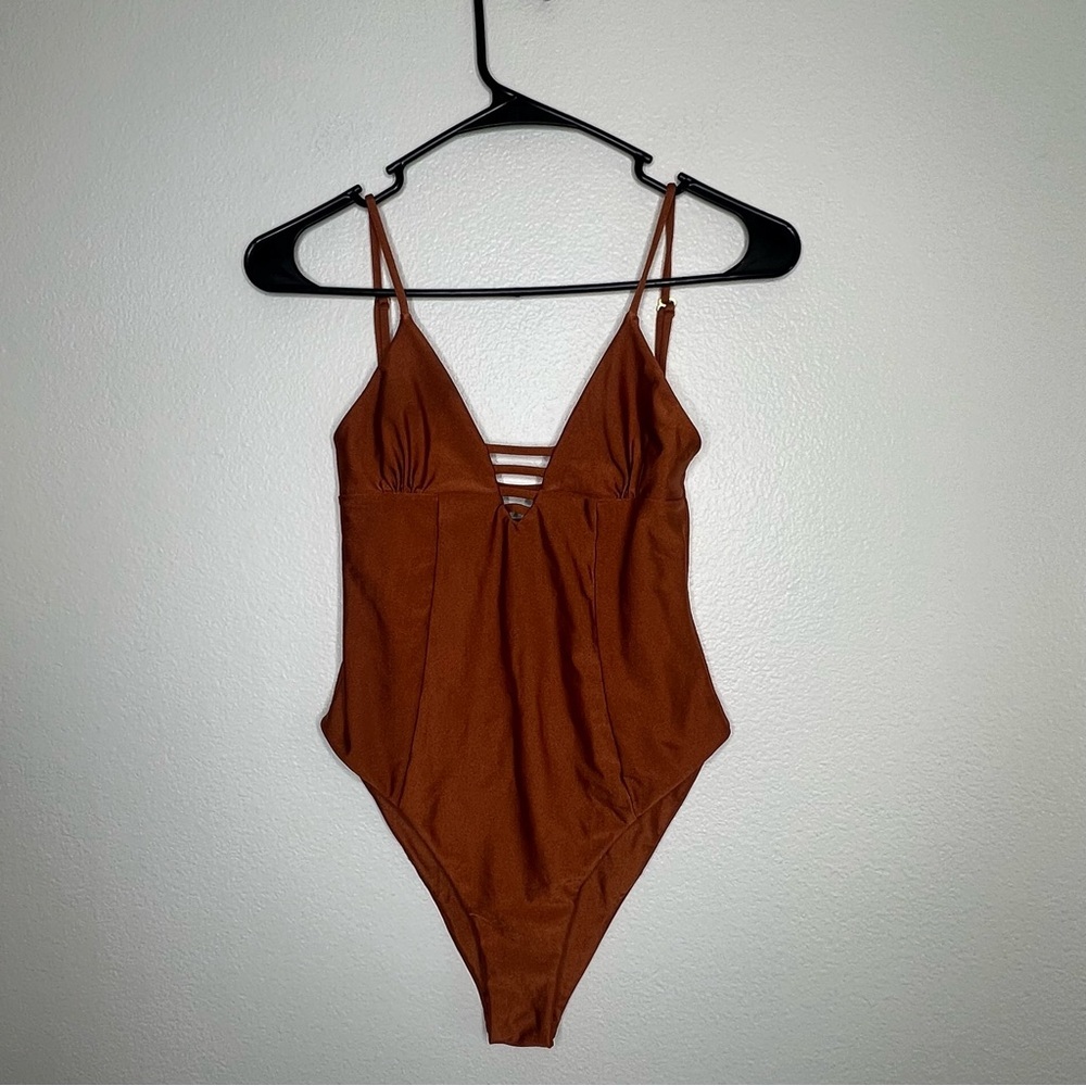 Issa de Mar São Paulo Copper One Piece Swimsuit Womens Small
